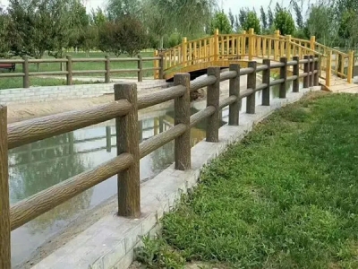 河岸仿木欄桿多少錢一米?